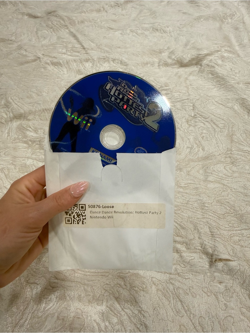 Nintendo Wii Disc — Blue Dance Dance Revolution: Hottest Party 2